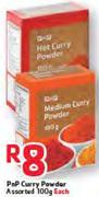 PnP Curry Powder-100gm Each