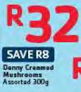 Denny Creamed Mushrooms Assorted-300g 