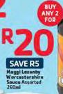 Maggi Lazenby Worcestershire Sauce Assorted-2 x 250ml