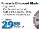 Pinnacle Diamond Blade 115mm