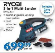 Ryobi 3-In-1 Multi-Sander RMS-231-Per Set