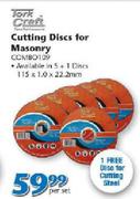 Fork Craft Cutting Discs For Masonry COMBO109-Per Set