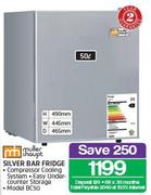 Muller & Haupt Silver 50L Bar Fridge BC50