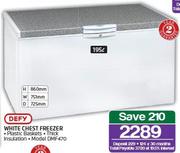 Defy 195L White Chest Freezer DMF470