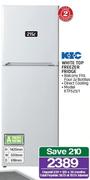KIC 215L White Top Freezer Fridge KTF523/1