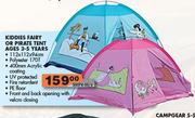 Kiddies Fairy Or Pirate Tent AGes 3-5 Years