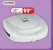 Essentials 2 Slice Sandwich Maker