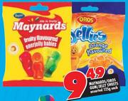 Maynards/Oros Gum/Jelly Sweets Assorted-125g Each