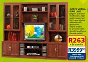 3-Piece Vienna Wall Unit 