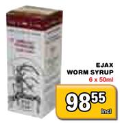 Ejax Worm Syrup-6 x 50ml