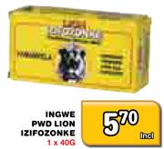 Ingwe Pwd Lion Izifozonke-40g