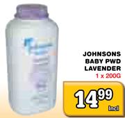 Johnsons Baby Pwd Lavender-200g