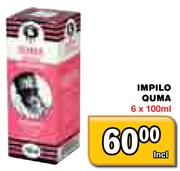 Impilo Quma-6 x 100ml