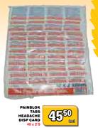 Painblok Tabs Headache Disp Card-48 x 2's