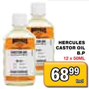 Hercules Castor Oil B.P-12 x 50ml