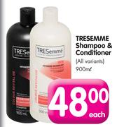 Tresemme Shampoo & Conditioner(All Variants)-900ml Each