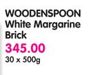 Woodenspoon White Margarine Brick-30 x 500gm