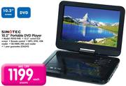 Sinotec 10.2" Portable DVD Player PDVD-940