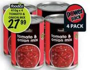 Foodco Tomato & Onion Mix-4x410g