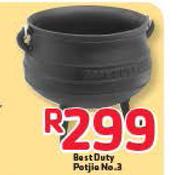 Megamaster Best Duty Potjie No.3