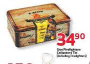 Lion Firelighters Collectors Tin (Including Firelighters)