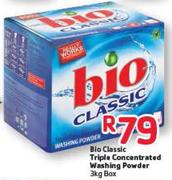 Bio Classic Triple Concentrated Washing Powder-3Kg Box
