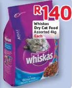 Whiskas Dry Cat Food Assorted-4Kg 