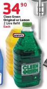 Wynn's Cleen Green Original Lemon-2Ltr Refill