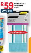Goldenmarc Waffle Weave Dishcloths-2's Pack