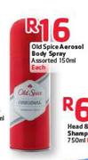 Old Spice Aerosol Body Spray-150ml