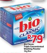 Bio Classic Triple Concentrated Washing Powder-3kg Box