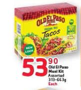 Old El Paso Meal Kit Assorted 313-663g Each