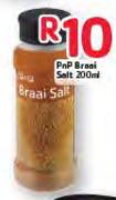 PnP Braai Salt-200ml