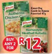 Knorr Dry Cook-In-Sauces Assorted-2x47g