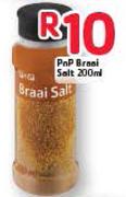 Pnp Braai Salt-200ml