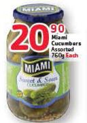 Miami Cucumbers Assorted-760g