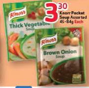 Knorr Packet Soup Assorted 45-84g Each