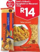 Fatti's & Moni's Spaghetti Or Macaroni-500g