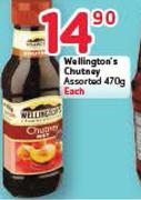 Wellington's Chutney Assorted-470g