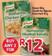 Knorr Dry Cook-In-Sauce Assorted 47g