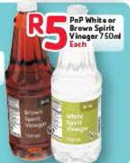 Pnp White Or Brown Spirit Vinegar-750ml