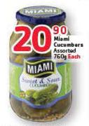 Miami Cucumbers Assorted-760g