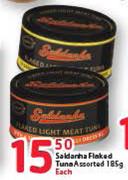 Saldanha Flaked Tuna Assorted-185g Each
