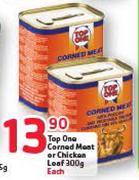 Top One Corned Meat Or Chicken Leaf-300g Each