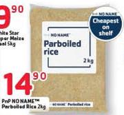 PnP No Name Parboiled Rice-2kg