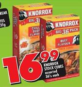 Knorrox Stock Cubes Assorted-36's Each