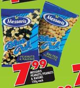 Messaris Peanuts/Peanuts & Raisins-150g Each
