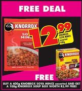 Knorrox Soya Mince Assorted-400g