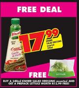 Knorr Salad Derssing Assorted-340ml