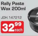 Rally Paste Wax-200Ml